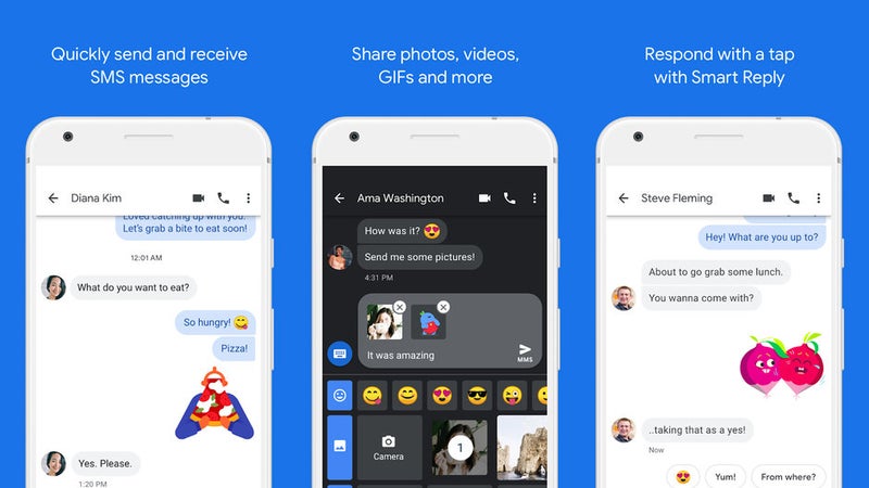 Android Messages will reportedly become the default messaging app on ...