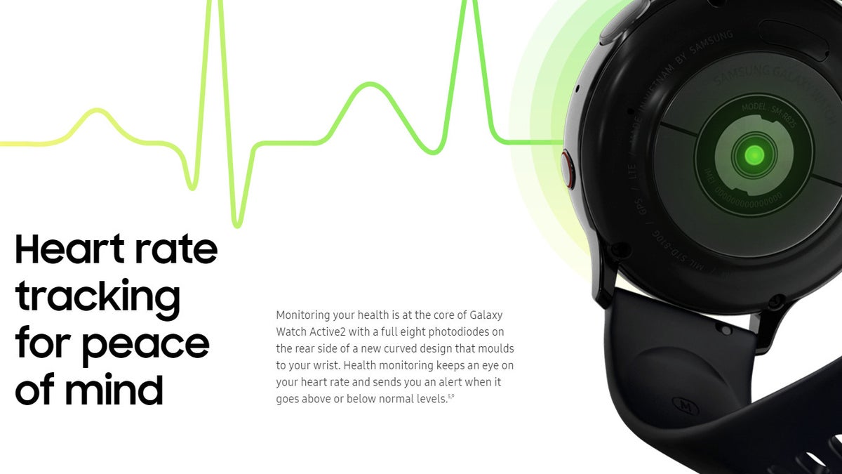 Samsung's Active 2 has twice the heart sensors of the Apple Watch but none of the ECG clearance