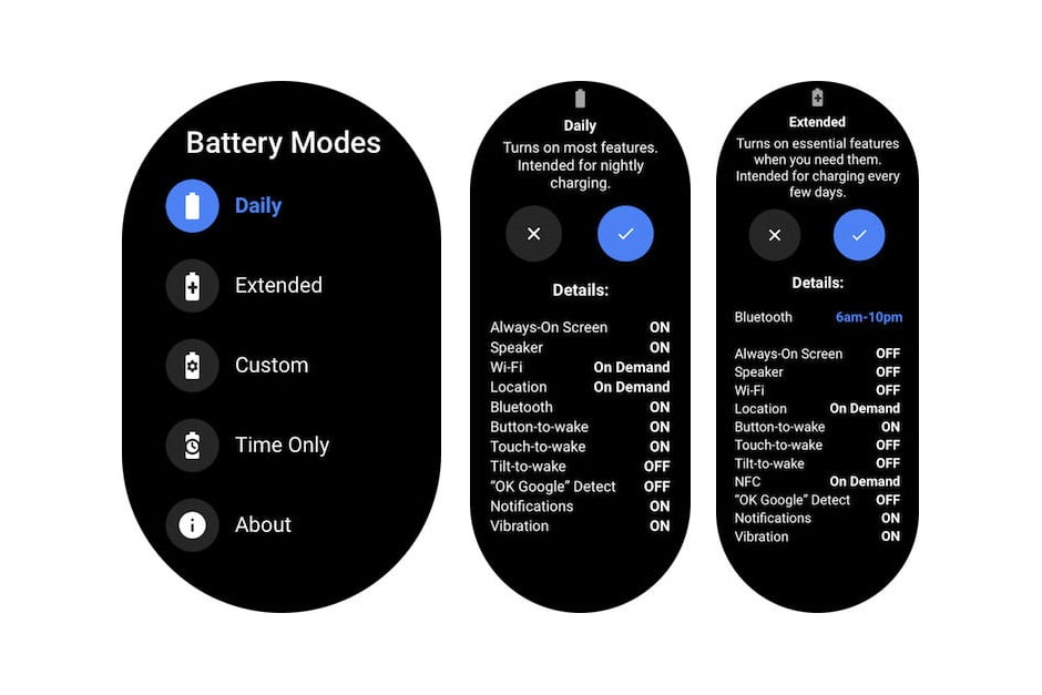 fossil smartwatch battery saver