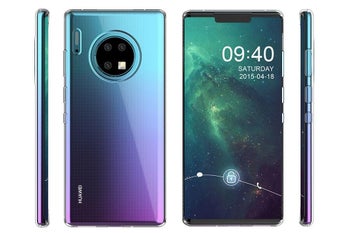 Huawei Mate 30 Pro case render shows off a circular camera module on back