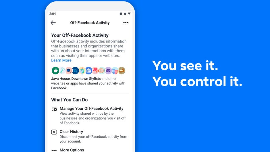 Facebook launches tool that lets users see and control data shared with apps, websites
