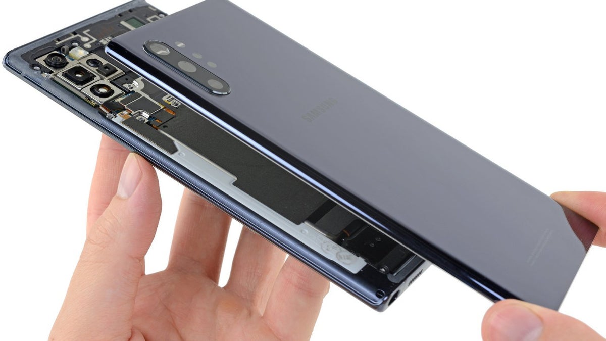 First Verizon Note 10+ 5G teardown reveals Samsung's bezel-killing genius