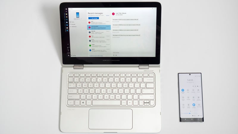 How to link the Galaxy Note 10 to a Windows computer – notifications and messages on your PC!