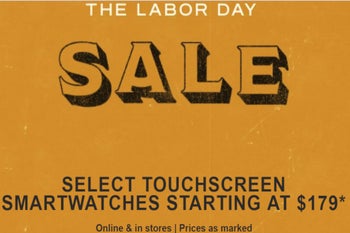 smart watch labor day sale