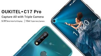 The Oukitel C17 Pro: triple camera, huge battery, insanely low price