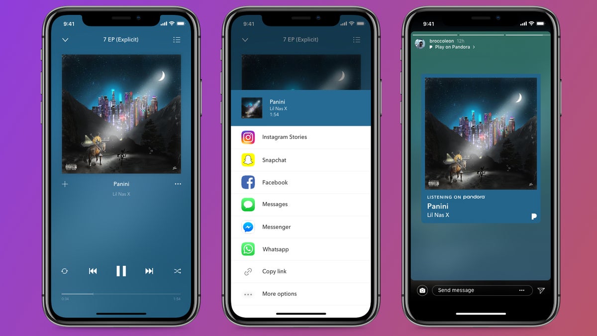 Pandora announces new integration with Instagram Stories