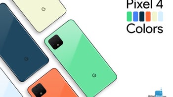New Pixel 4 color options based on Android 10's refreshed color palette envisioned in concept render