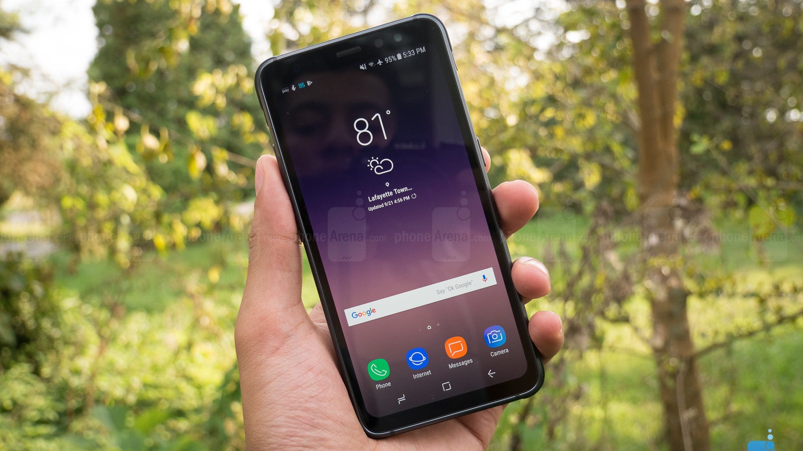samsung s8 active android 9