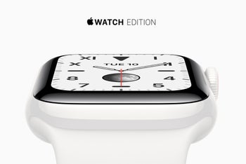 Titanium & Ceramic Apple Watch Series 5 models include extra Sport Band in box