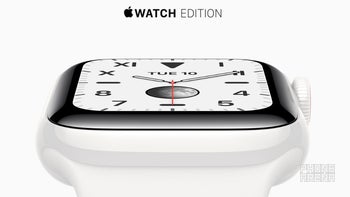 Titanium & Ceramic Apple Watch Series 5 models include extra Sport Band in box