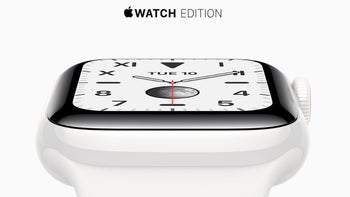 Titanium & Ceramic Apple Watch Series 5 models include extra Sport Band in box
