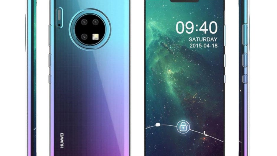 Huawei Mate 30 Pro and its waterfall display star in new live photo