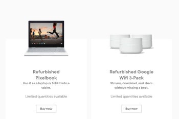 Google quietly starts selling certified refurbished devices