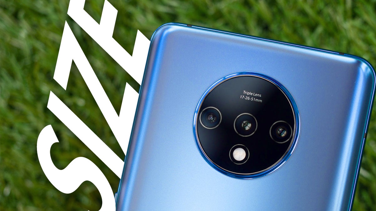 OnePlus 7T against the competition: here's how it measures up size-wise