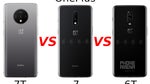OnePlus 7T vs OnePlus 7 vs OnePlus 6T: All the major differences