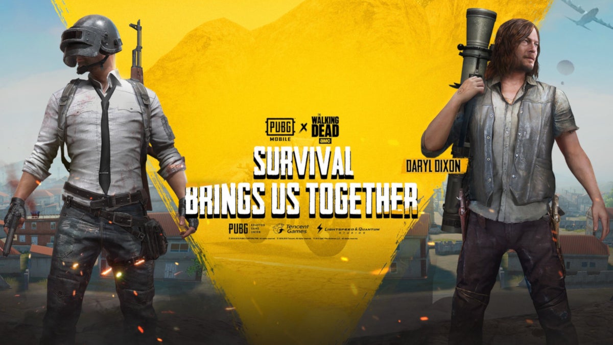 PUBG Mobile developer reveals The Walking Dead crossover