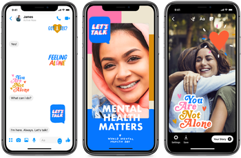 Facebook partners with WHO to release stickers for World Mental Health Day