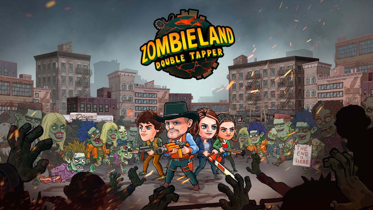 Take a trip across post-apocalyptic America in Zombieland: Double Tapper, out on Android and iOS