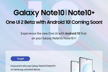 Only a small subset of Note 10 and Note 10+ US users will be able to join Android 10 beta 'soon'