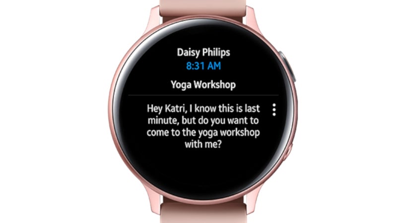 outlook app for galaxy watch