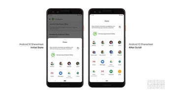 Android 10’s new Share menu is still a sorting mess, now at double the speed
