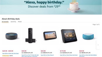 Amazon celebrates Alexa's birthday with deals on Echo devices, tablets, and more