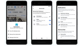 Facebook update lets users remove notification dots, manage navigation bar tabs