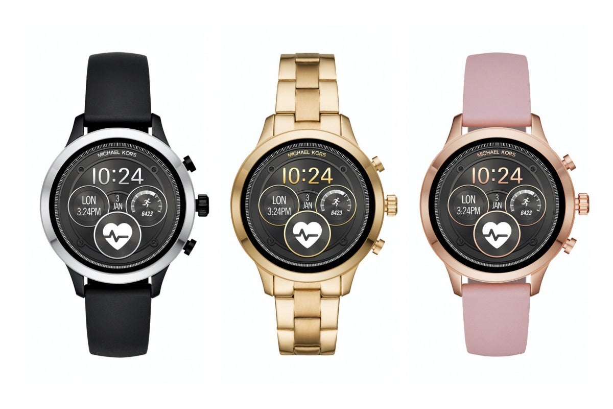 michael kors smartwatch rose gold best buy