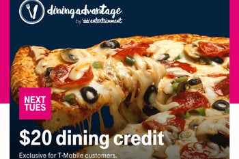T-Mobile will take care of your dinner, hotel reservation, and next sportswear purchase on Tuesday