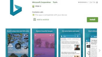 Microsoft's Bing app gets improved dark mode support for Android 10
