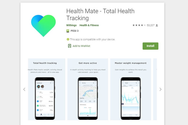 Withings app updated with dark theme, Google Fit and Strava integration