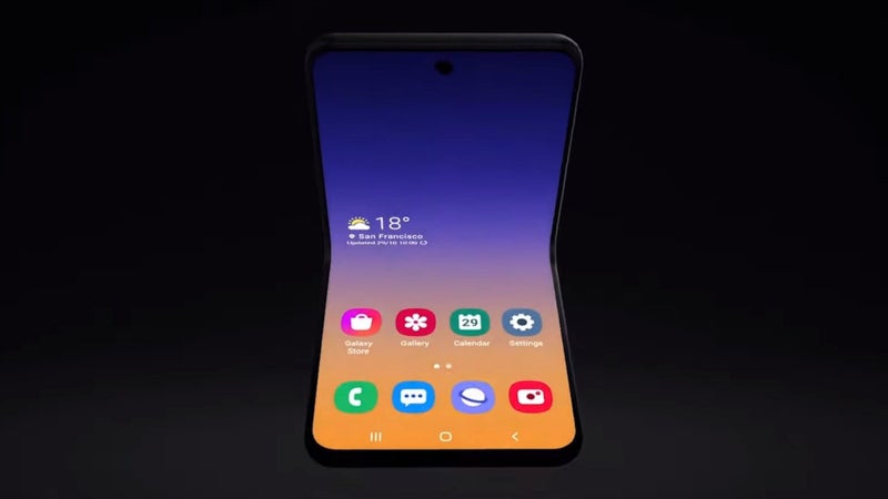 samsung fold display