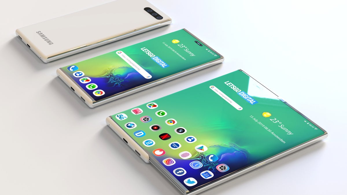 Shh, Samsung will demo phone with a slide-out display at a secret meeting today