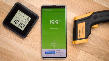 Can a smartphone measure temperature like a thermometer?