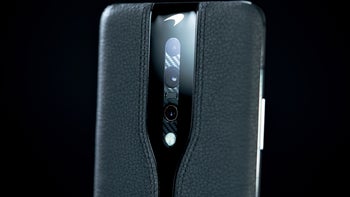 OnePlus' invisible camera phone concept looks marvelous in black leather