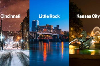 Verizon's 5G network goes live in three more cities