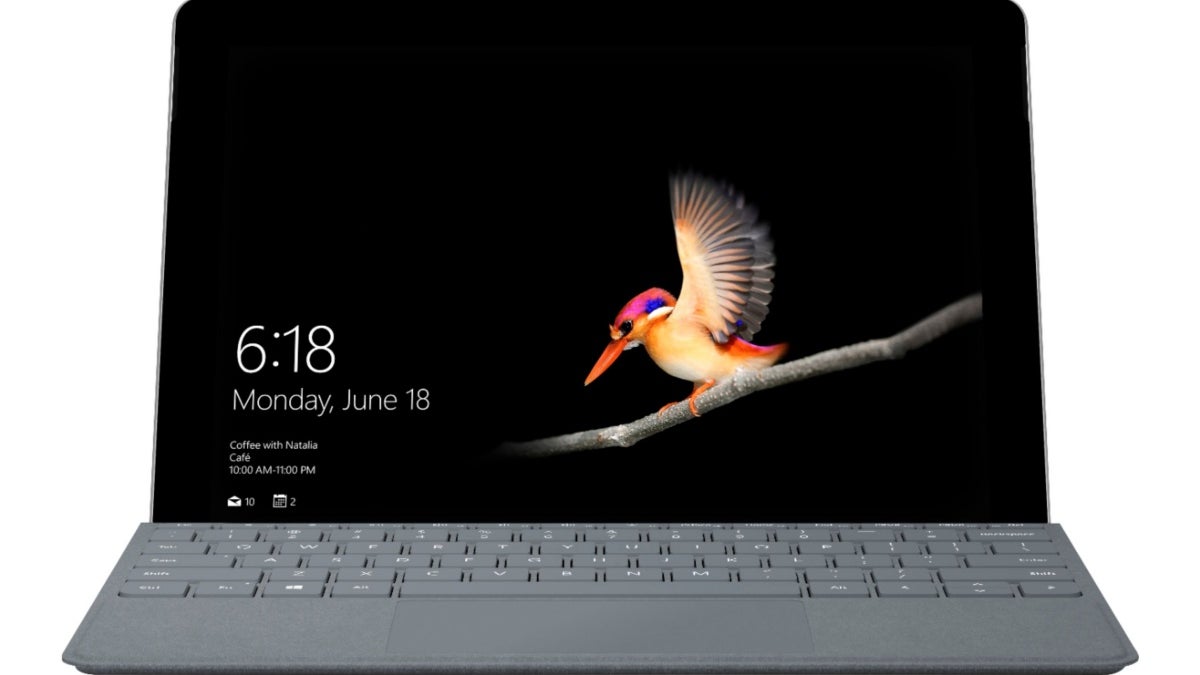 You can get a free keyboard with Microsoft's Surface Go tablet at Best Buy