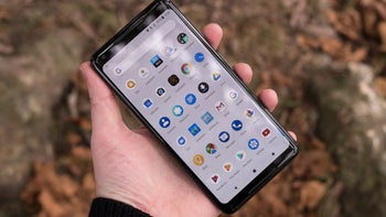 Android R powered Google Pixel 2 XL stars in photograph