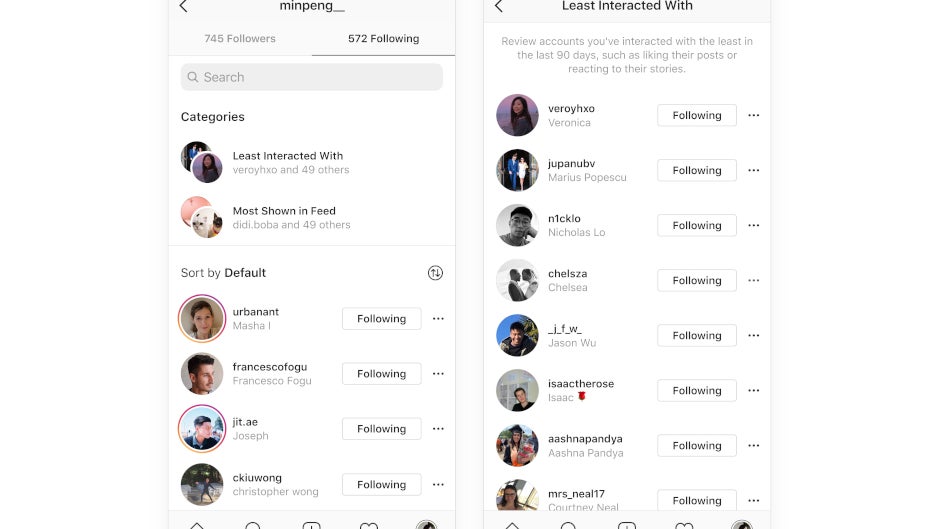 Instagram update makes it easier to see who to unfollow