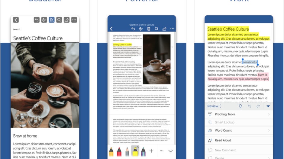 Microsoft releases redesigned Office apps for iOS devices