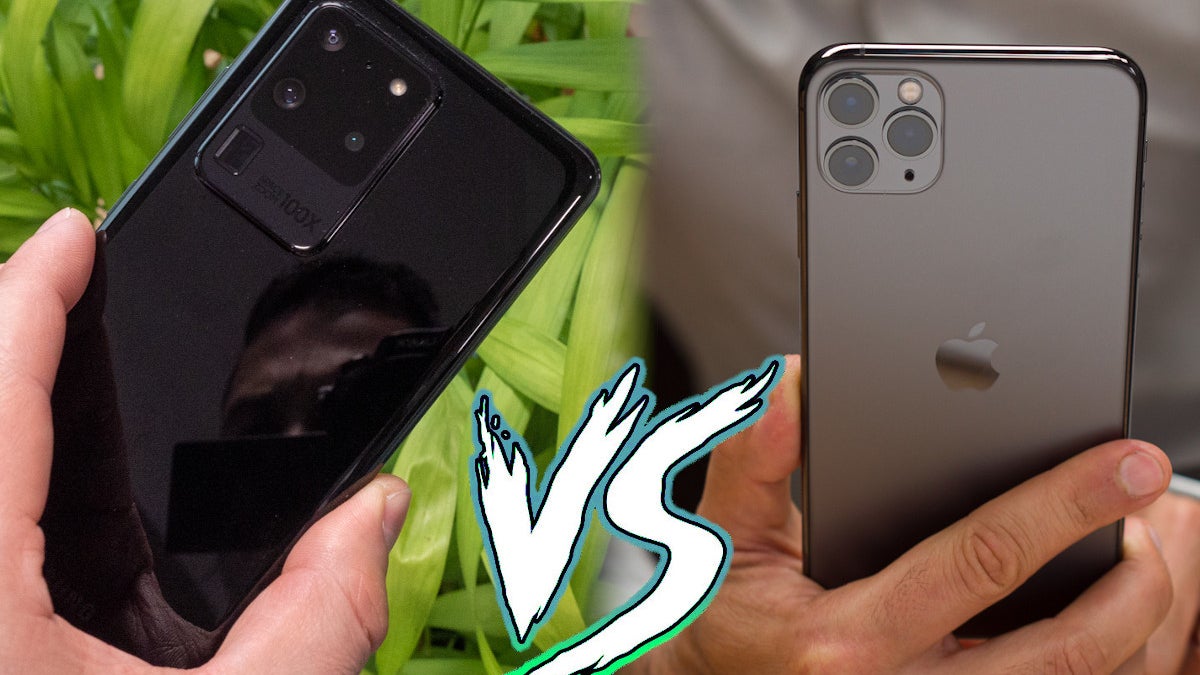 Samsung Galaxy S20 Ultra 5G vs Apple iPhone 11 Pro Max: specs and size
