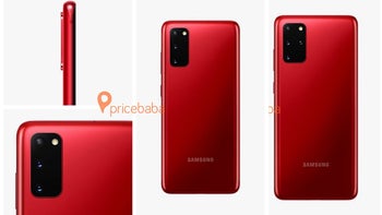 Red Galaxy S20 and Galaxy Buds+ appear, but they haven't launched yet