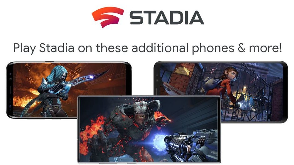 Google Stadia now supports Samsung, Razer and Asus smartphones