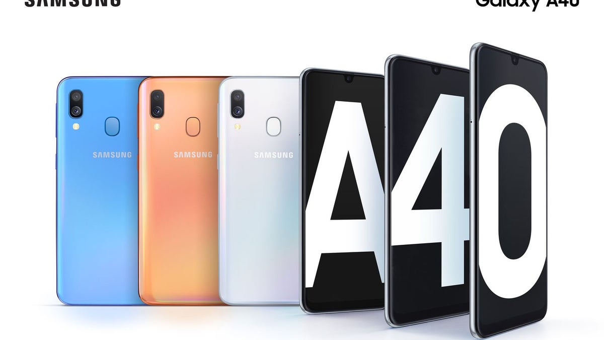 Смартфон Samsung Galaxy a40 цвета