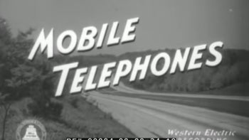 You must see this 1940s video showing what passed for mobile telephony at the time