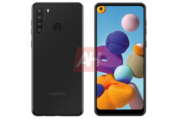 US-bound Samsung Galaxy A21 leaks with quad-camera setup, Infinity-O display