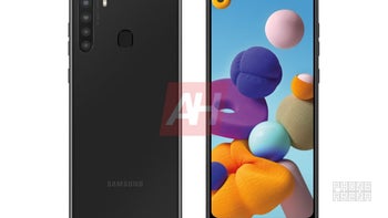 US-bound Samsung Galaxy A21 leaks with quad-camera setup, Infinity-O display