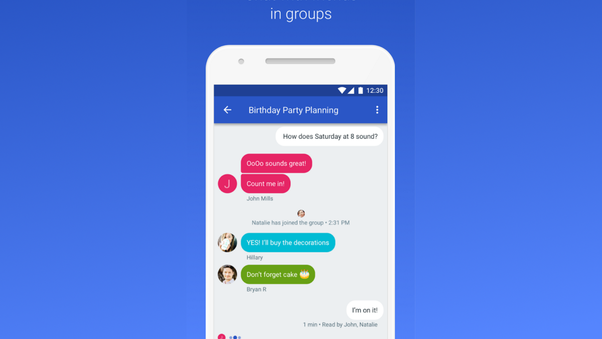 Google Messages possibly getting reactions and fallback texts