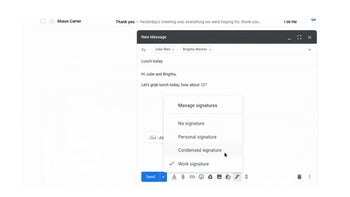 Google adds support for multiple signatures in Gmail