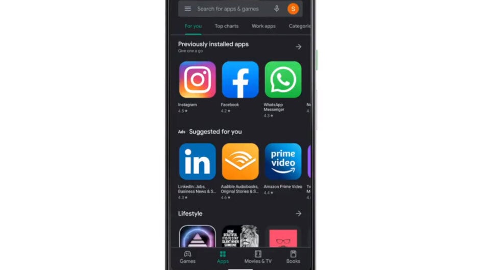 Dark theme on Google Play Store now available on all Android devices